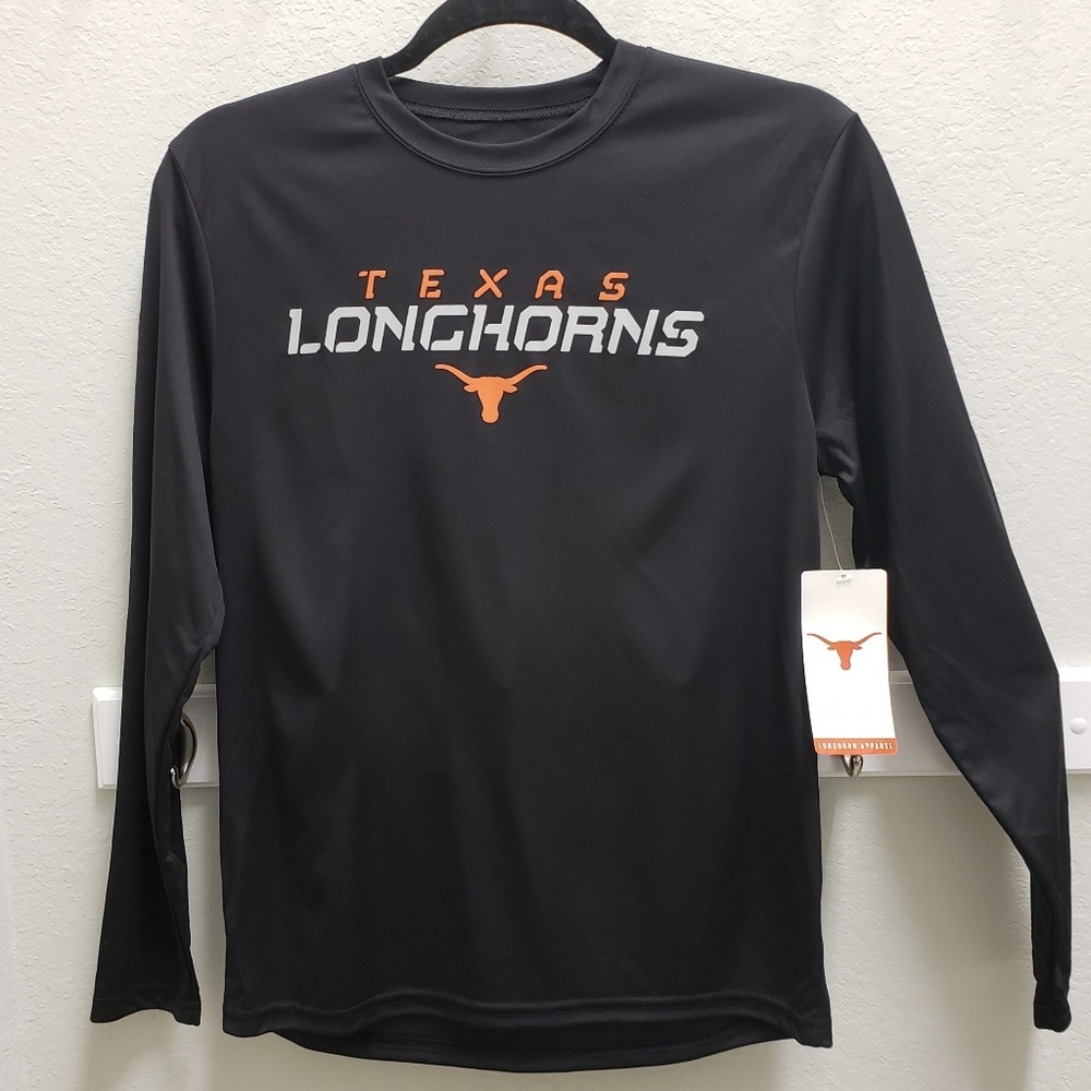 NWT Texas Longhorn Tshirt Youth Lg Long Sleeved